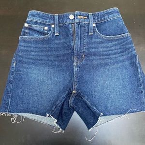 Madewell Women's Curvy High-Rise Denim Shorts